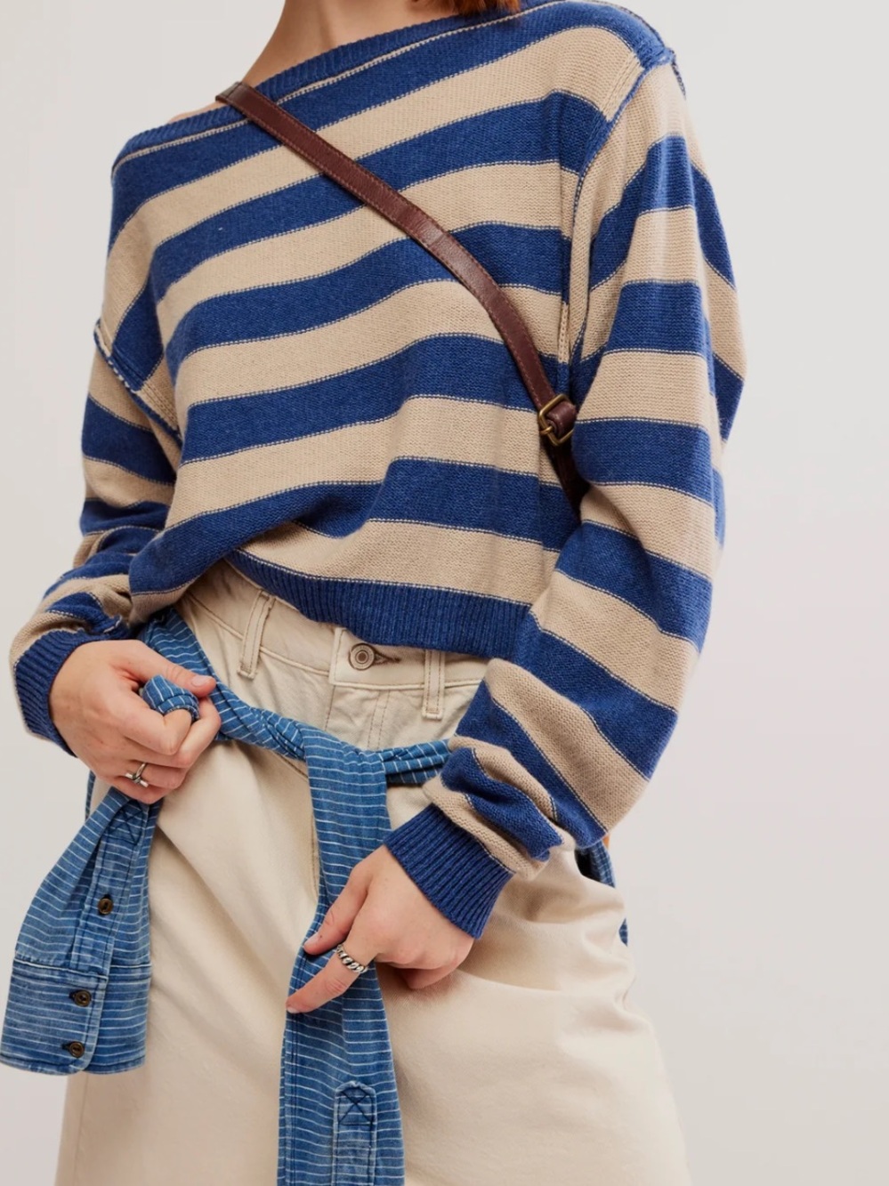 Free People We The Free Into The Blue Pullover
